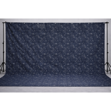 Kain Abstrak Hitam Corak Gold 12x12