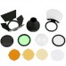 Godox AD200Pro II TTL Pocket Flash Kit with Round Head and Modifiers