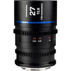 Laowa Nanomorph 27mm T2.8 1.5x S35 Anamorphic Lens PL (BLUE) Laowa Nanomorph 27mm T2.8 1.5x S35 Anamorphic Lens PL (BLUE)