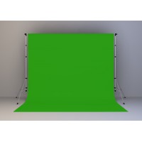 Background Kain Hijau/ Green Screen 20x20 feet + Stand
