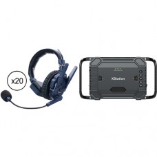 Synco Xtalk Master XM20 Full-Duplex Wireless Intercom with XStation Base Unit (20 Headsets)