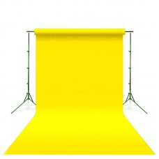 Background Kertas Set (2.7m x 6m) - Yellow + Stand